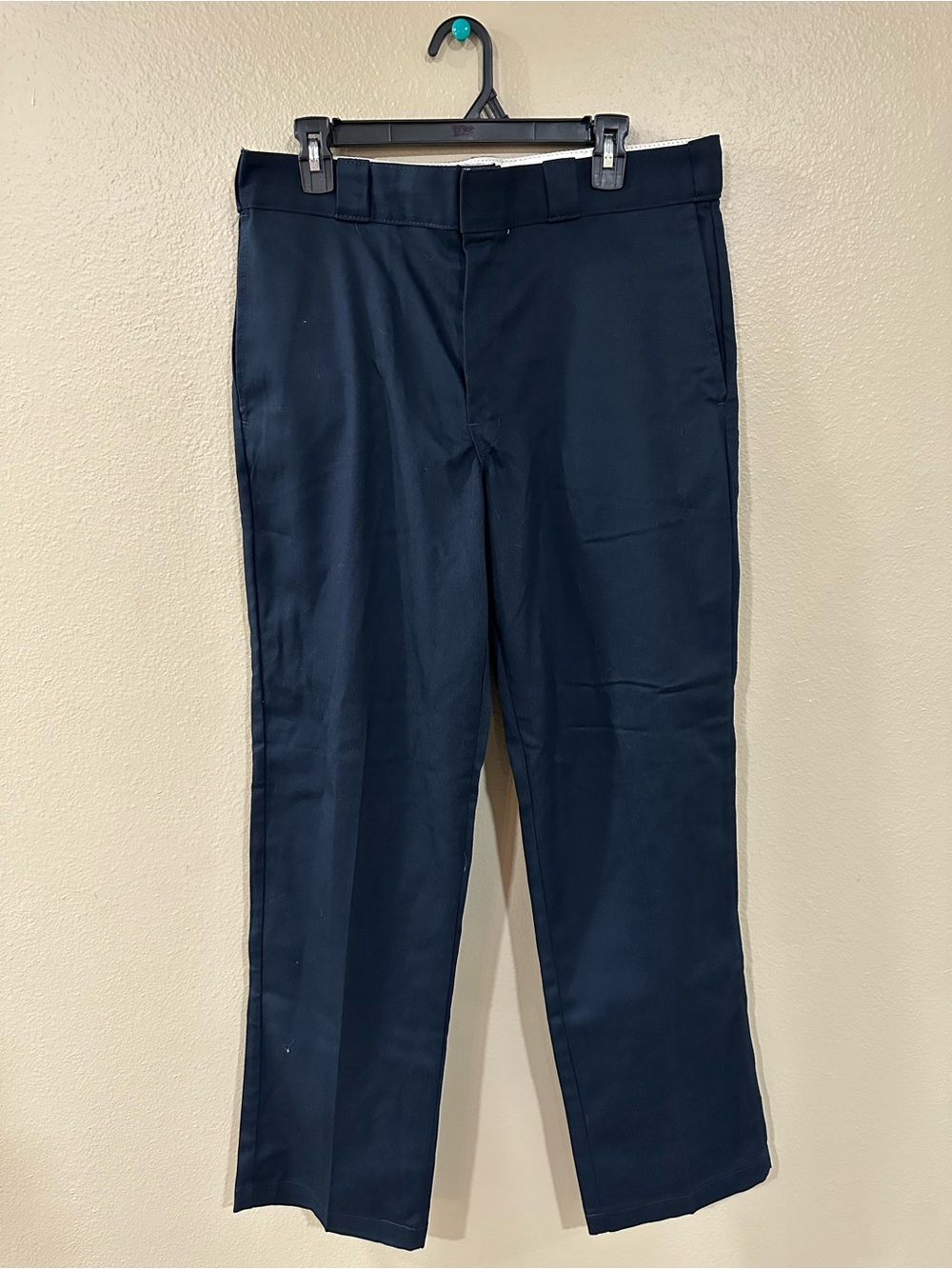 Dickies Men's Navy Straight-Leg Dress Pants 34x32